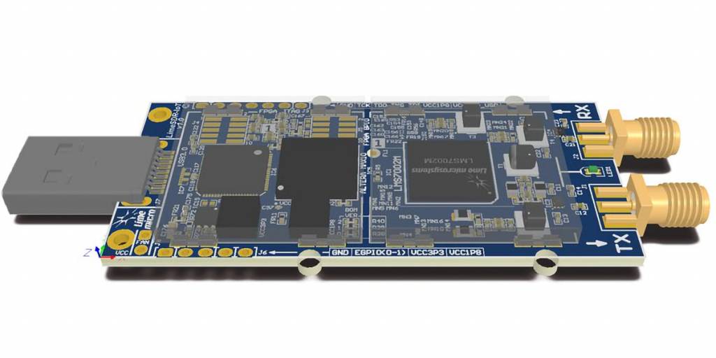 LimeSDR Mini (Render)